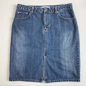 VTG (2002) Tommy Hilfiger denim pencil skirt Sz 12